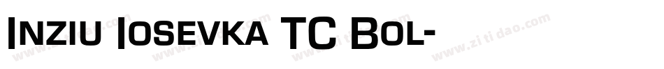 Inziu Iosevka TC Bol字体转换